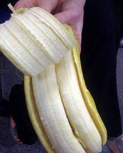 Dos plátanos en uno