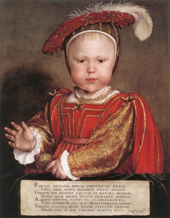 Niño realeza pintura retrato