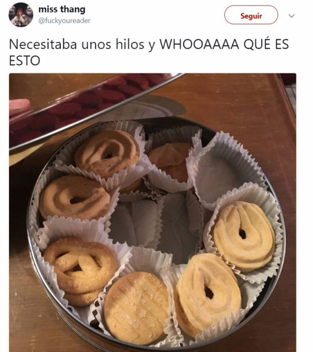 galletas inesperadas tuit gracioso