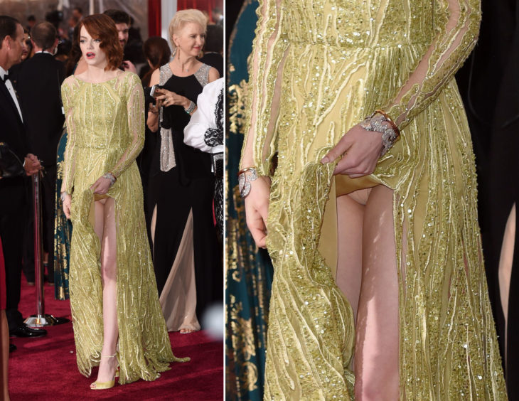 Emma stone vestido fail