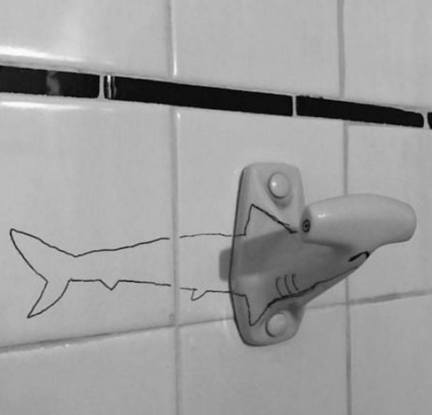 vandalismo tiburón