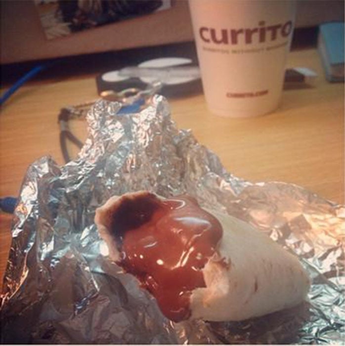 Burrito de chocolate antojo de embarazada