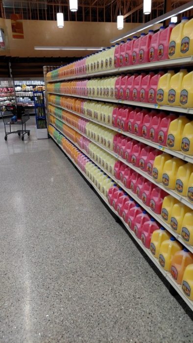 asi si da gusto ir al supermercado