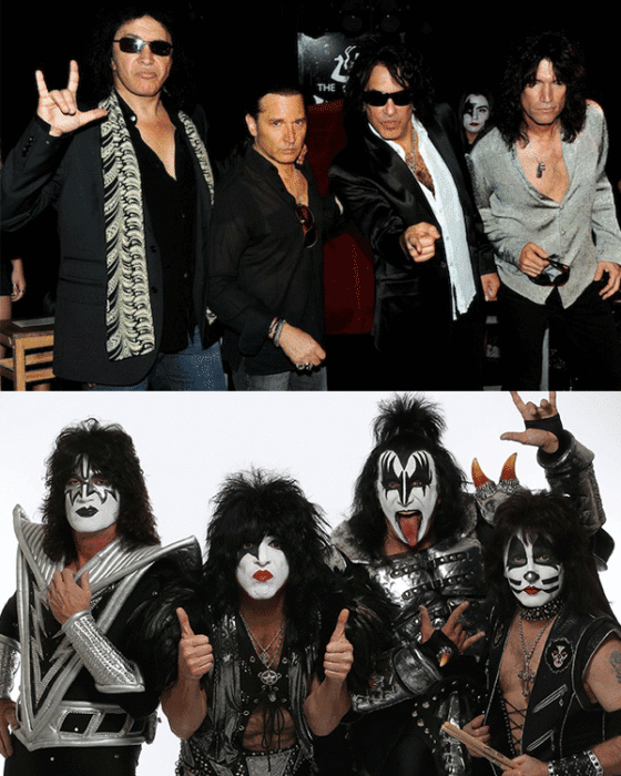 chicos de kiss sin maquillaje