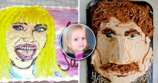 Cover Estos pasteles pretendían mostrar el rostro de famosos pero el resultado fue desastroso