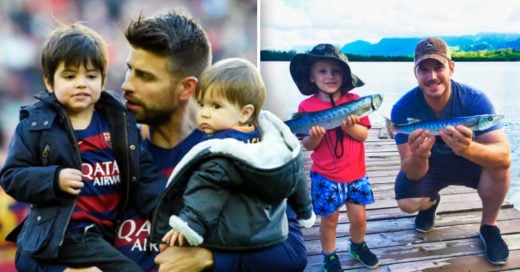 Cover Padres famosos que adoran a sus hijos