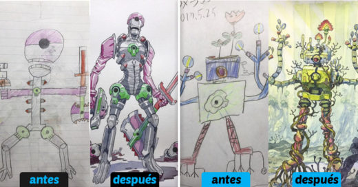 Cover Papá convierte los garabatos de sus hijos en increíbles personajes animados