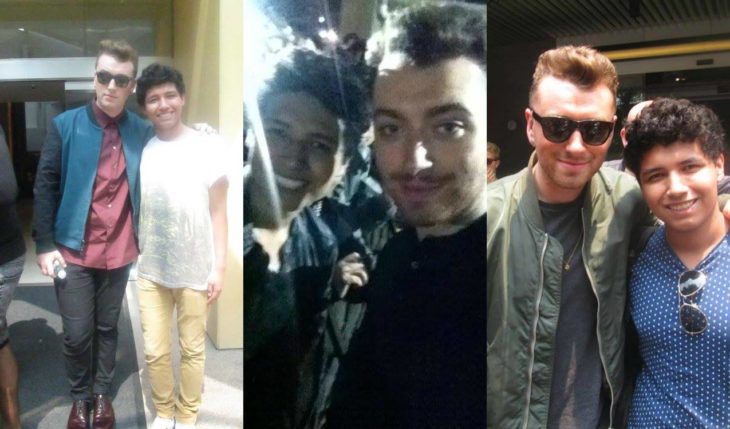 Sam Smith selfie famosos