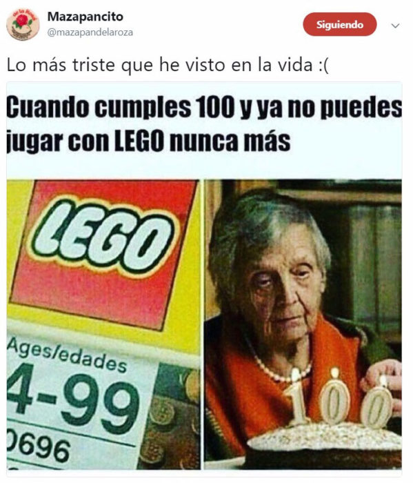 lego tuit gracioso