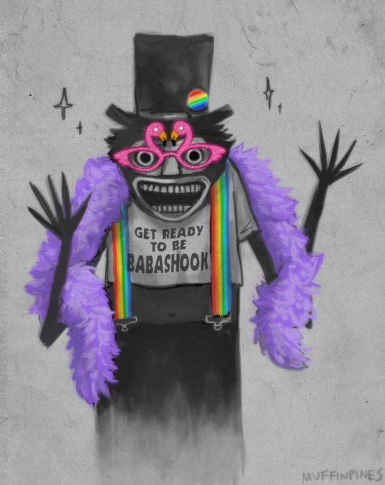 babadook gay disfraz