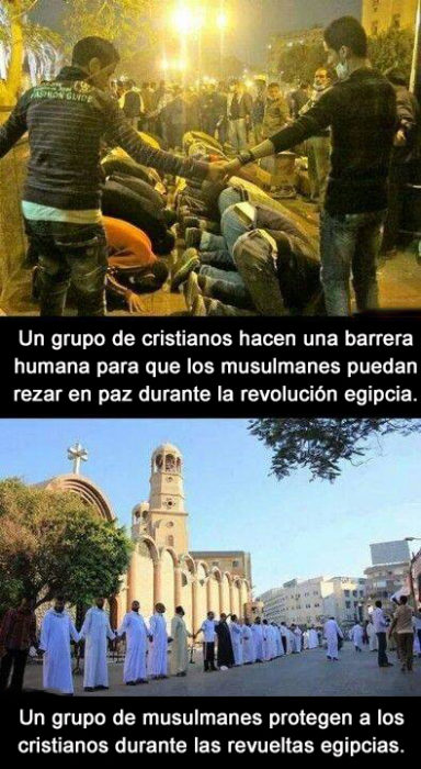 Cristianos y musulmanes