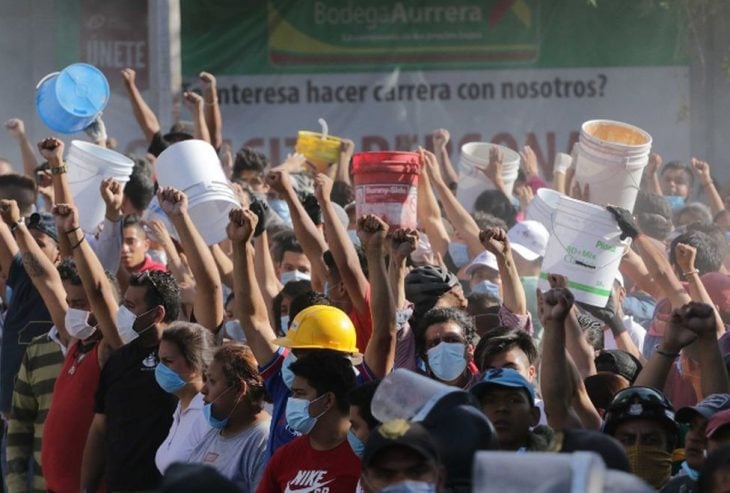 Terremoto México - puño levantado