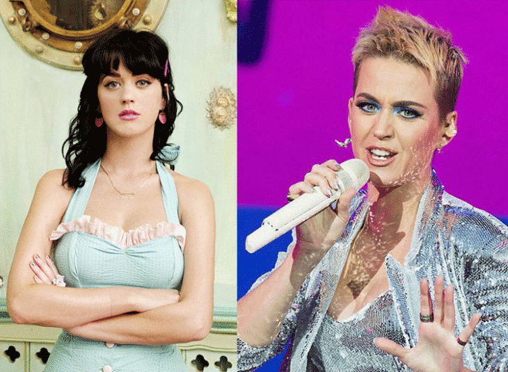 katty perry antes y depués