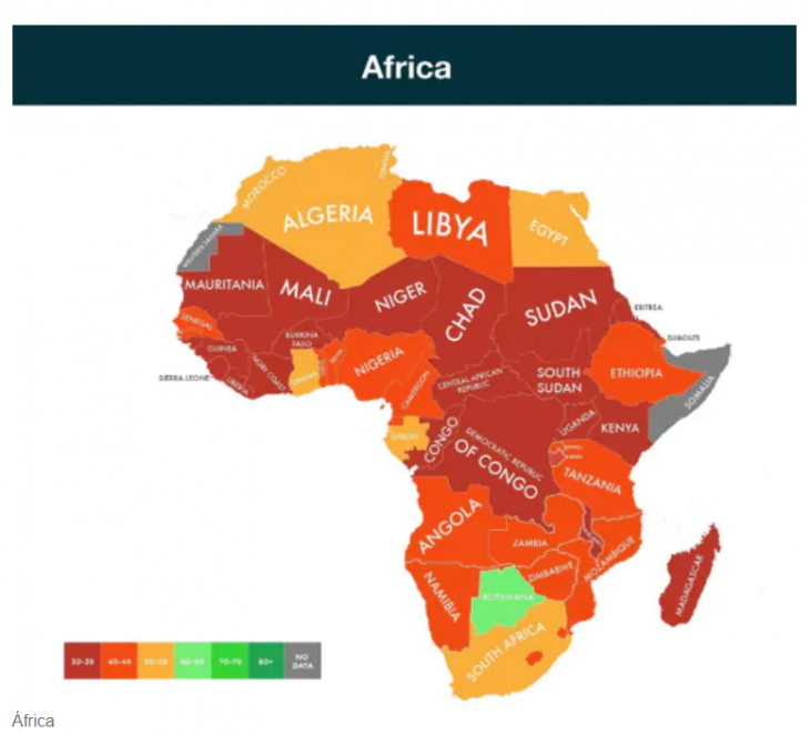 Infografía países sobreviven calentamiento global