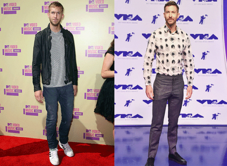 calvin harris antes y despues