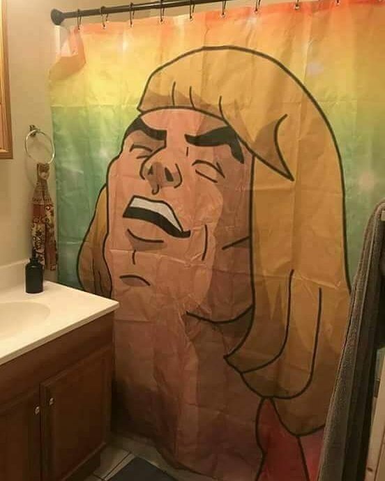 cortina de baño he man