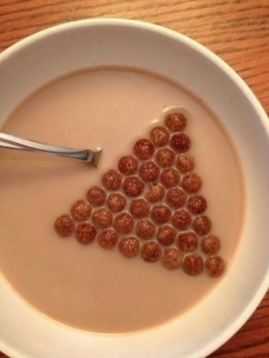 triángulo de cereal