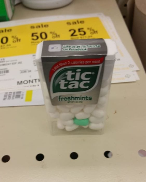 tic tac acomodados desorden