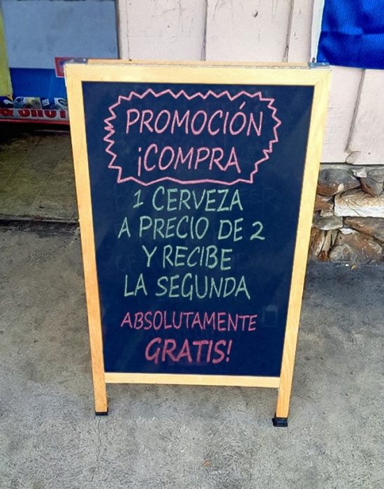 promoción dos por uno