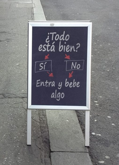 todo está bien bar publicidad