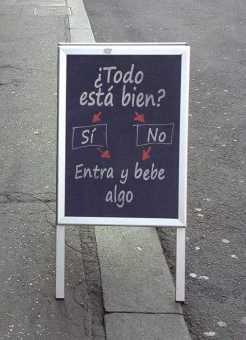 todo está bien bar publicidad