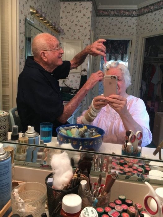 abuelitos selfie
