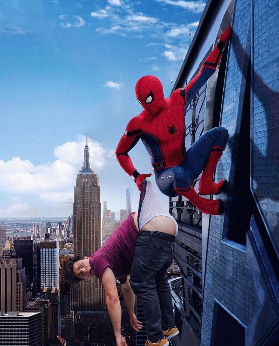 photoshom spiderman