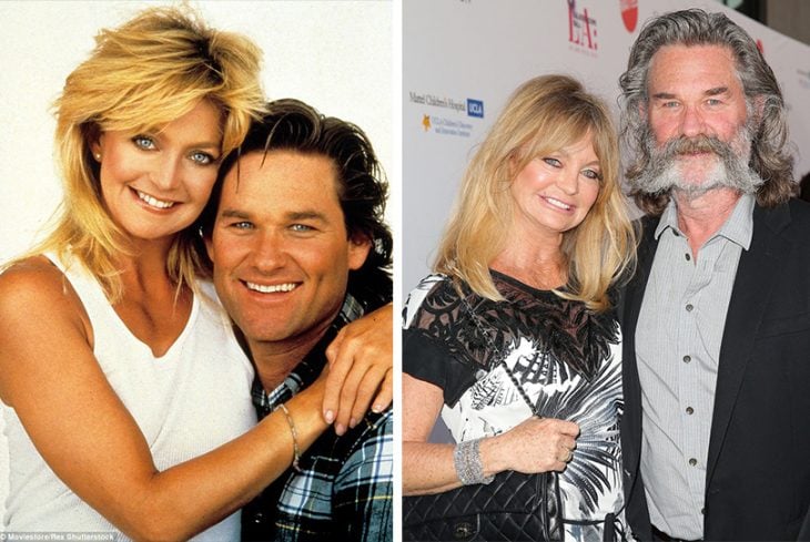 Goldie Hawn y Kurt Russell