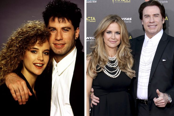 John Travolta y Kelly Preston