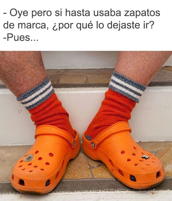 crocs nacos con calcetas