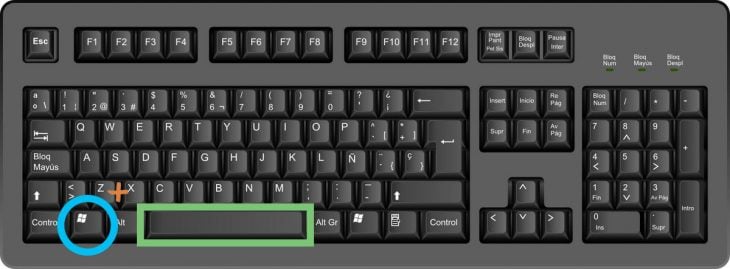 espacio tecla de windows hacks