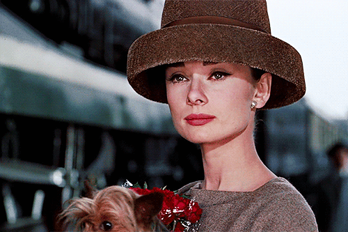 Audrey y su perrito