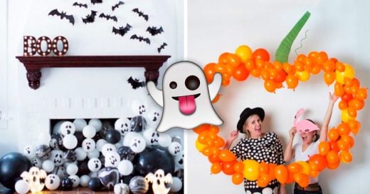 Cover Ideas para decorar con globos en Halloween