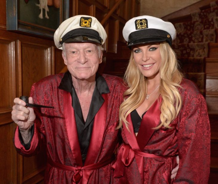 Hugh Hefner y Crystal Harris