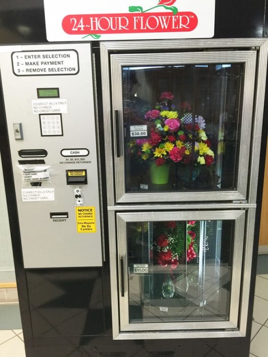flores máquina