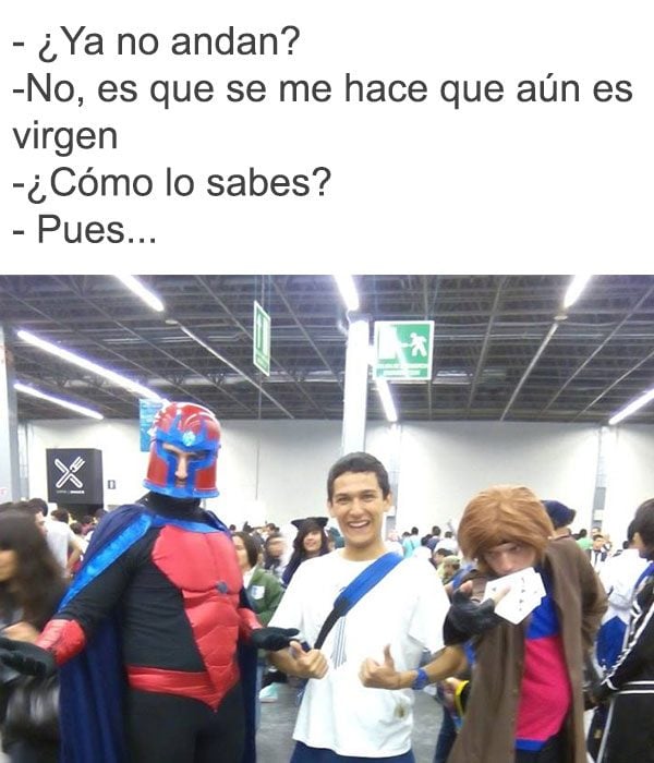 chico otaku convención virgen