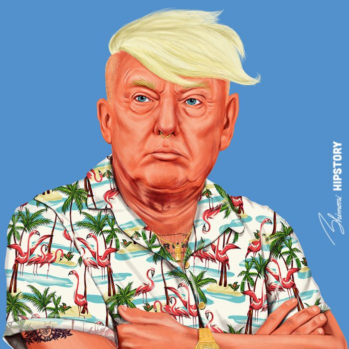 Líderes hipsters trump