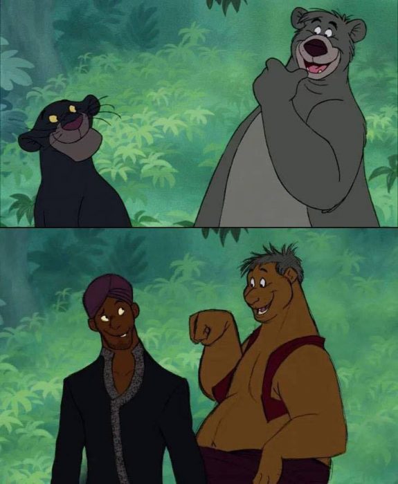 Baloo y Bagheera