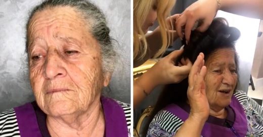 Cover Convenció a su abuelita de cambiarle el look y lloró de emoción