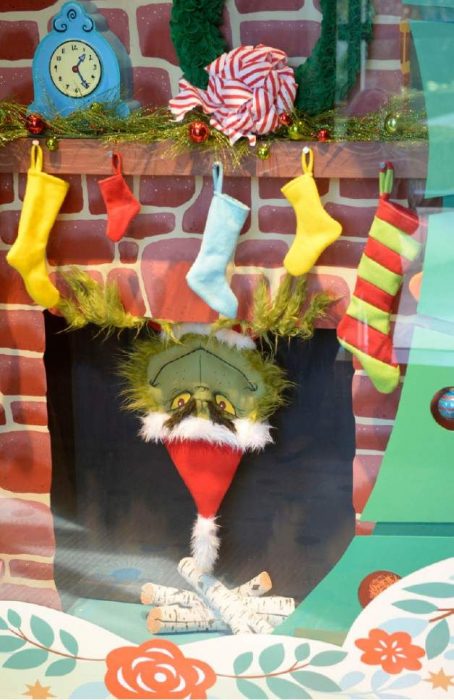 navidad decorada por grinch