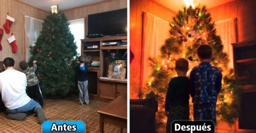 Cover Esto es lo que pasa cuando un papá fotógrafo decora la casa en Navidad