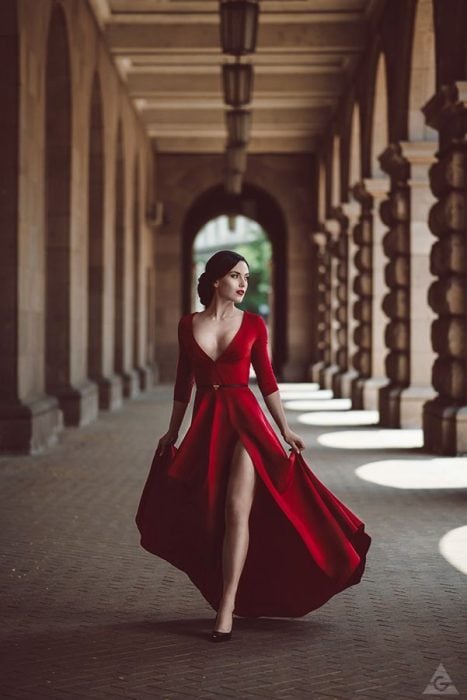 vestido rojo