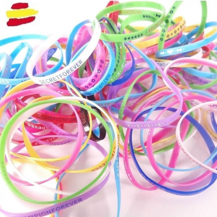 pulseras de plástico