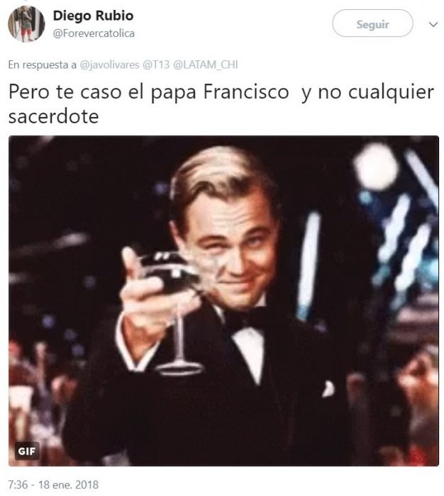 boda en el avión papa