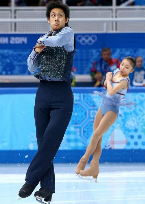 Caras del patinaje- bizco