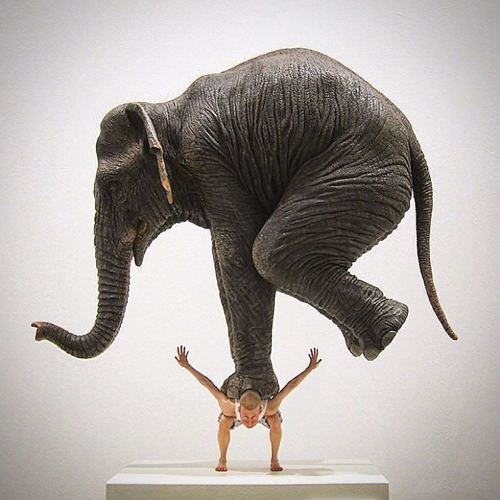 esculturas en equilibrio