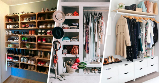 20 formas de acomodar tus prendas para tener el closet ideal