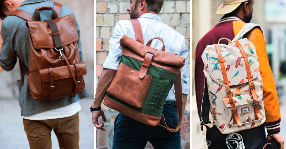 13 Bolsos que pueden usar los hombres y verse muy varoniles