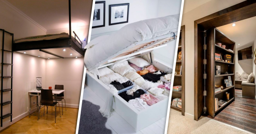 Ideas inteligentes para ahorrar espacio en tu habitacion