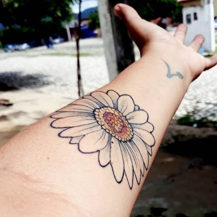 tatuaje de margarita 